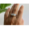925 Sterling Silver Mother Of Pearl Ring Size 9