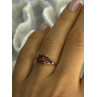 925 Sterling Silver Goldstone Ring Size 7