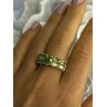 925 Sterling Silver Peridot Ring Size 8