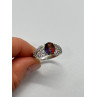 925 Sterling Silver Mystic Topaz & Goshenite Ring Size 9
