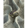 Elegant 925 Sterling Silver Amethyst Ring Size 9.5