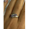 Elegant 925 Sterling Silver Amethyst Ring Size 9.5