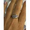 Elegant 925 Sterling Silver Amethyst Ring Size 9.5