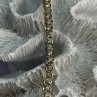 925 Sterling Silver Gold Plated CZ Bracelet Length 7 Inch