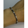 Beautiful 925 Sterling Silver CZ Bracelet Length 7 Inch