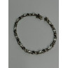 Beautiful 925 Sterling Silver CZ Bracelet Length 7 Inch