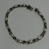 Beautiful 925 Sterling Silver CZ Bracelet Length 7 Inch