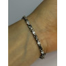 Beautiful 925 Sterling Silver CZ Bracelet Length 7 Inch