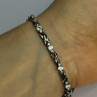 Beautiful 925 Sterling Silver CZ Bracelet Length 7 Inch