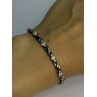 Beautiful 925 Sterling Silver CZ Bracelet Length 7 Inch
