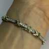 Elegant 925 Sterling Silver CZ Bracelet Length 7.5 Inch