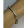Elegant 925 Sterling Silver CZ Bracelet Length 7.5 Inch