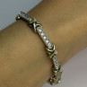 Elegant 925 Sterling Silver CZ Bracelet Length 7.5 Inch