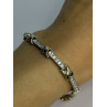 Elegant 925 Sterling Silver CZ Bracelet Length 7.5 Inch