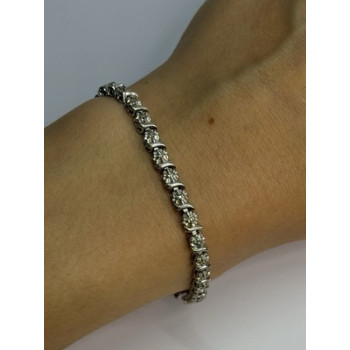 925 Sterling Silver Bracelet Length 7.5 Inch