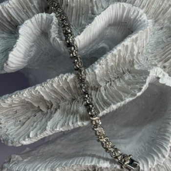 925 Sterling Silver Bracelet Length 7.5 Inch