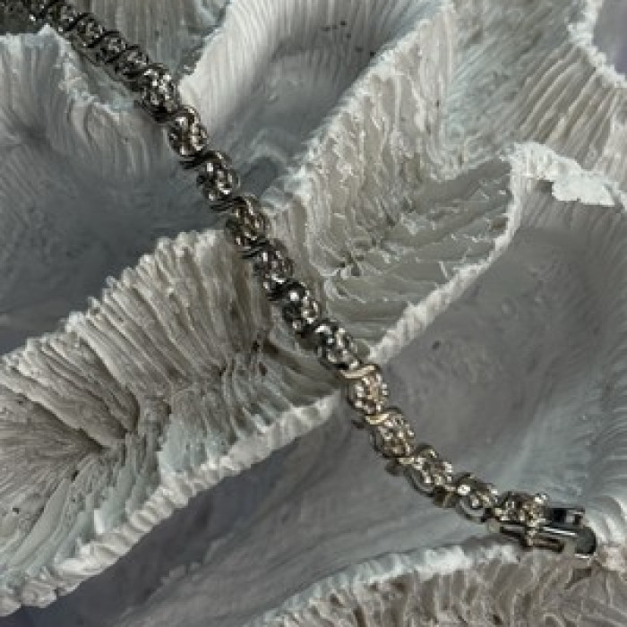 925 Sterling Silver Bracelet Length 7.5 Inch