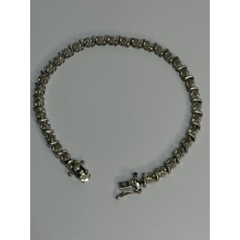 925 Sterling Silver Bracelet Length 7.5 Inch