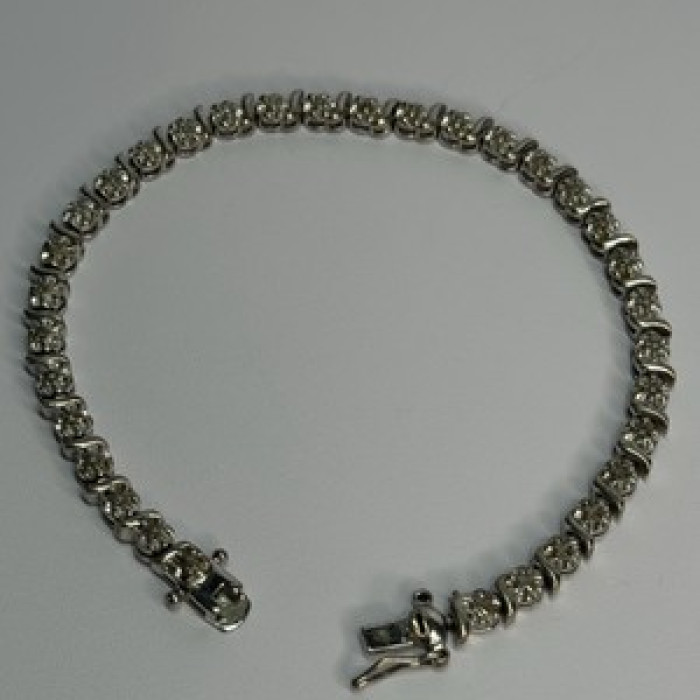 925 Sterling Silver Bracelet Length 7.5 Inch