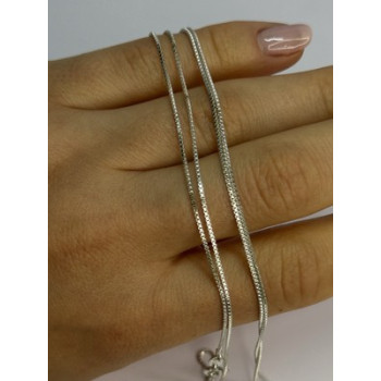 925 Sterling Silver Diamond Cross Necklace Length 30 Inch