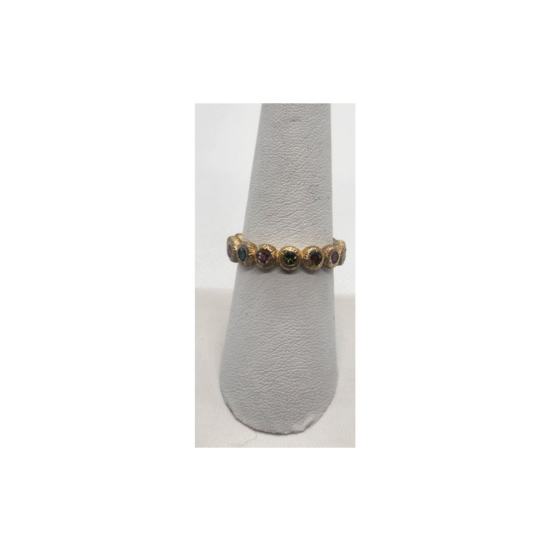 925 Sterling Silver CZ Ring Size 8