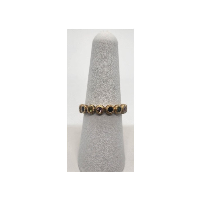 925 Sterling Silver CZ Ring Size 8