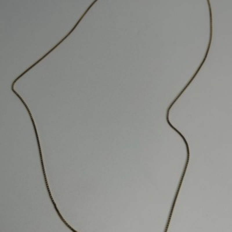 925 Sterling Silver Gold Plated Italy Chain Length 18 Inch
