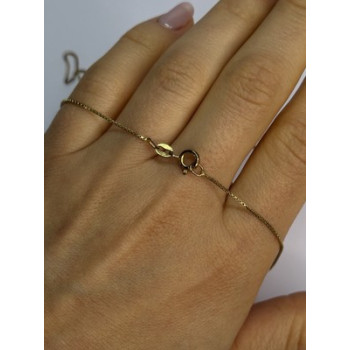 925 Sterling Silver Gold Plated Italy Chain Length 18 Inch