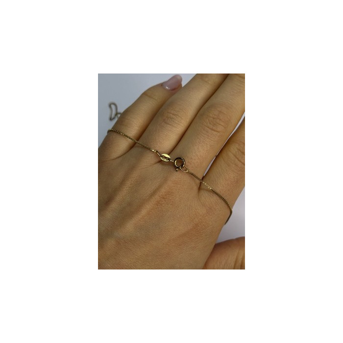 925 Sterling Silver Gold Plated Italy Chain Length 18 Inch