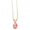 14 K Yellow Gold Morganite Chain With Pendant