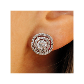 925 Sterling Silver CZ 