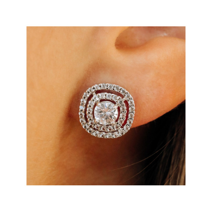925 Sterling Silver CZ 