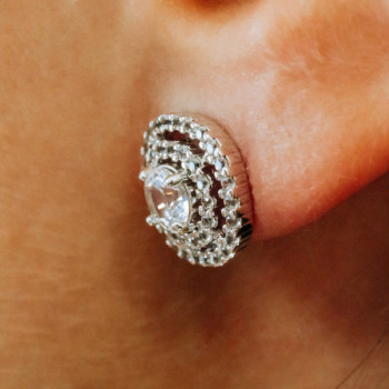 925 Sterling Silver CZ 