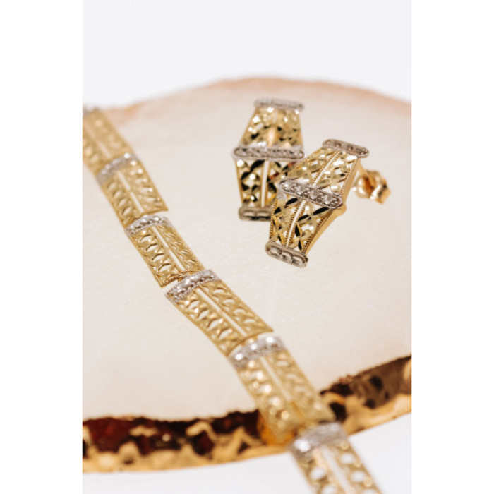 10K Yellow & White Gold 