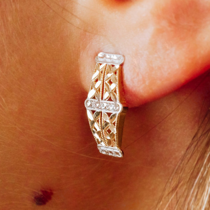 10K Yellow & White Gold 