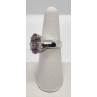 925 Sterling Silver Amethyst Ring Size 7