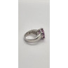 925 Sterling Silver Amethyst Ring Size 7