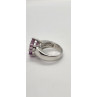 925 Sterling Silver Amethyst Ring Size 7