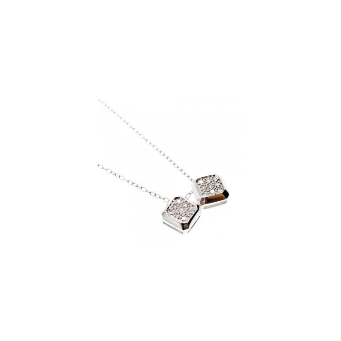 925 Sterling Silver CZ Necklace Pendant