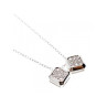 925 Sterling Silver CZ Necklace Pendant