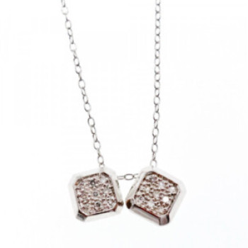 925 Sterling Silver CZ Necklace Pendant