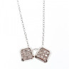 925 Sterling Silver CZ Necklace Pendant