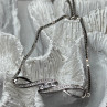 925 Sterling Silver CZ Bracelet Slider