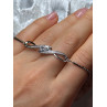 925 Sterling Silver CZ Bracelet Slider