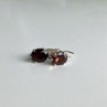 925 Sterling Silver Garnet Earrings