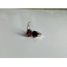 925 Sterling Silver Garnet Earrings