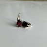 925 Sterling Silver Garnet Earrings