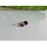 925 Sterling Silver Garnet Earrings