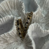 925 Sterling Silver Gold Plated Sapphire & Diamond Earrings Length 0.8 Inch