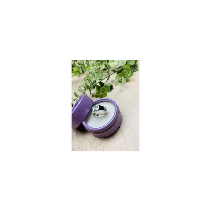 925 Sterling Silver Blue Spinel Ring Size 6.5